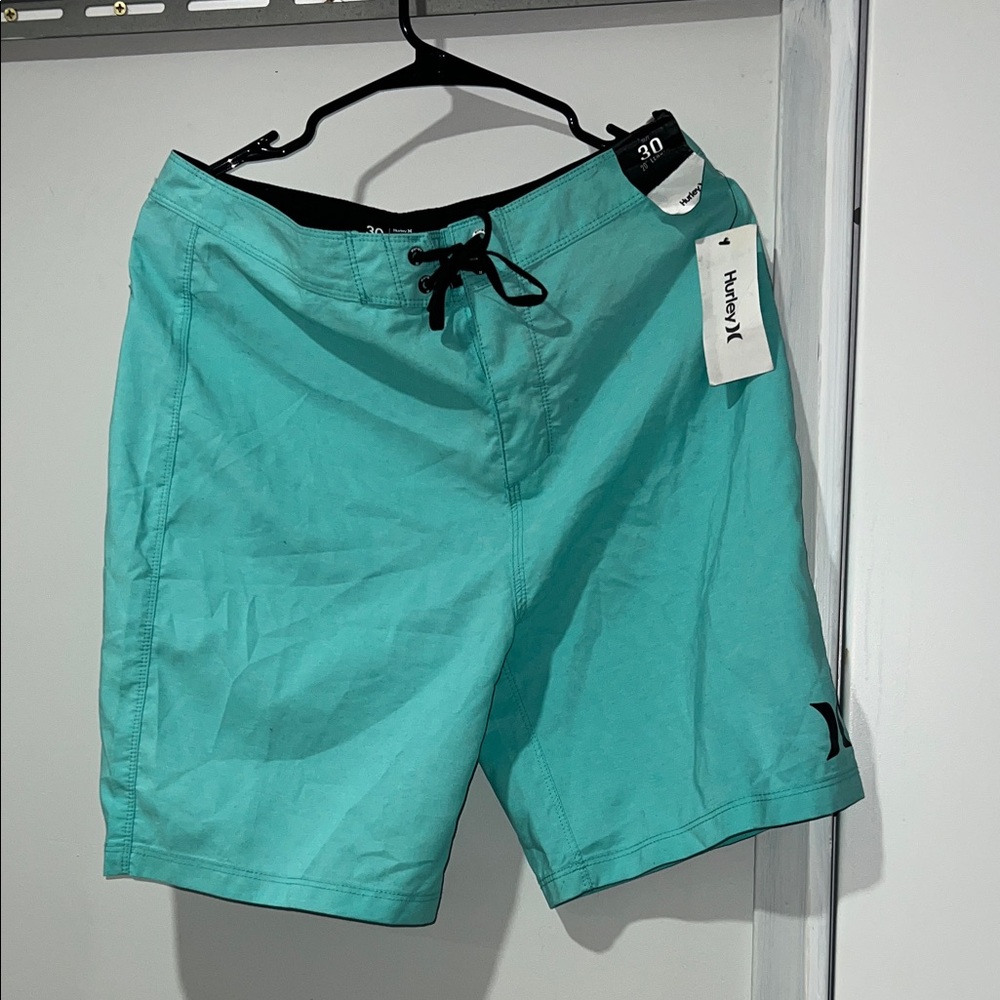 Hurley Men's Teal Hybrid Shorts